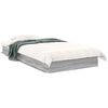 vidaXL Struttura letto a pavimento Sonoma grigio 80 x 200 cm