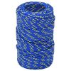vidaXL Corda multiuso 2 mm 250 m Blu PP 27 kg Carico massimo