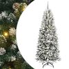 vidaXL Albero di Natale artificiale con 300 LED Bianco 210 cm