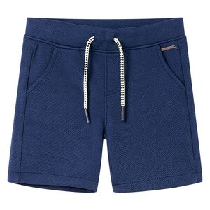 Pantaloncini per Bambini con Coulisse Blu Scuro 104