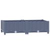 vidaXL Fioriera Rialzata 80x40x23 cm in Polipropilene