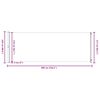 vidaXL Tenda Laterale Retrattile per Patio 220x600 cm Marrone
