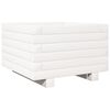 vidaXL Fioriera da Giardino Bianca 40x40x26,5cm Legno Massello di Pino