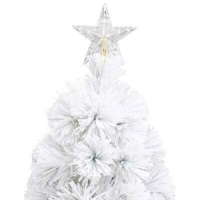 vidaXL Albero Natale Preilluminato Bianco 64 cm in Fibra Ottica