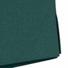 vidaXL Sedie da pranzo 2 pcs Verde scuro 57 x 67 x 98 cm Tessuto