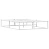 vidaXL Giroletto senza Materasso Bianco 140x200 cm in Metallo