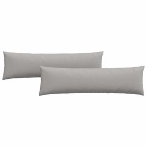 vidaXL Cuscini da Divano 2 pcs Grigio Nuvola 145 x 40 cm Tessuto