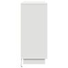 vidaXL Madia LED Bianco 90 x 32 x 75 cm Legno multistrato