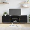vidaXL Mobile TV Rovere nero 150 x 30 x 50 cm Legno multistrato