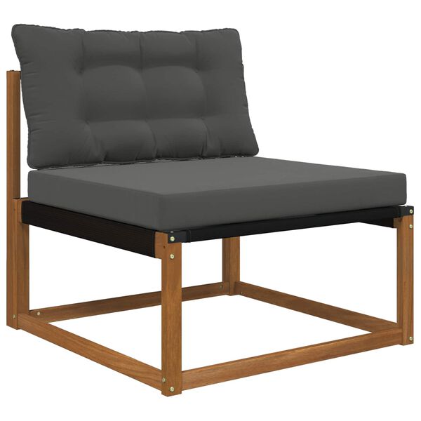 vidaXL Cuscino per divano da esterno 2 pcs Antracite Poliestere