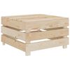 vidaXL Set Salotto da Giardino Pallet 2 pz in Legno