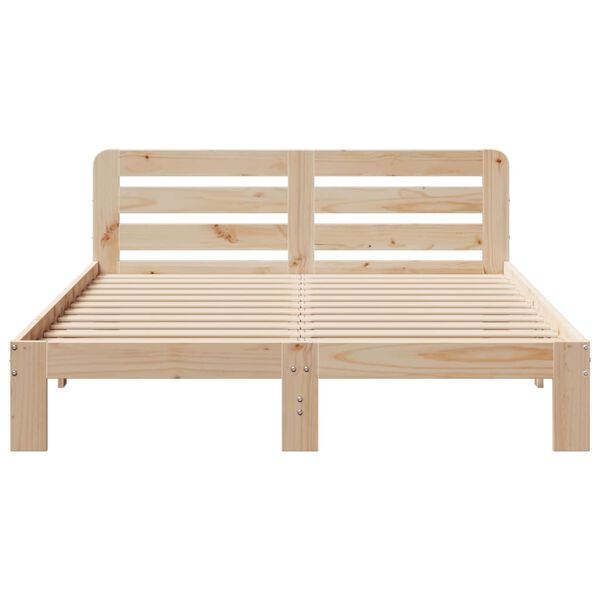 vidaXL Letto senza Materasso 120x190 cm in Legno Massello di Pino