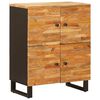 vidaXL Mobile laterale Marrone 60 x 33 x 75 cm Legno di mango massello