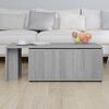 vidaXL Tavolino da Salotto Grigio Sonoma 150x50x35cm Legno Multistrato