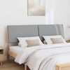 vidaXL Testiera imbottita Grigio chiaro 180 cm Pino massello