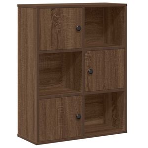 vidaXL Libreria Rovere Marrone 60x24x76,5 cm in Legno Multistrato