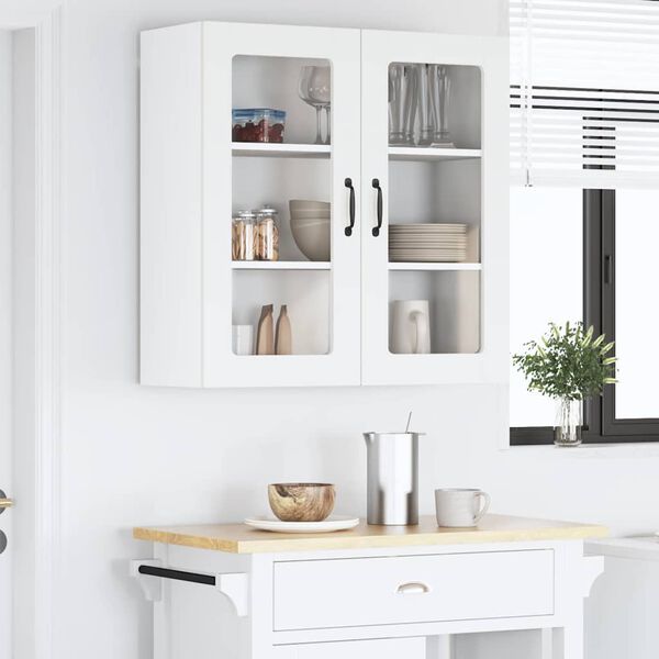 vidaXL Mobile da cucina Bianco 80 x 31 x 80 cm Legno multistrato