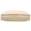 vidaXL Cuscino per seduta pallet 4 pcs Beige 40 x 40 x 8 cm