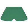 vidaXL Baldacchino per Dondolo Giardino Verde 188/168x145/110 cm