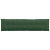 vidaXL Cuscino per Schiena Verde Giungla 200 x 50 cm Tessuto in Cords