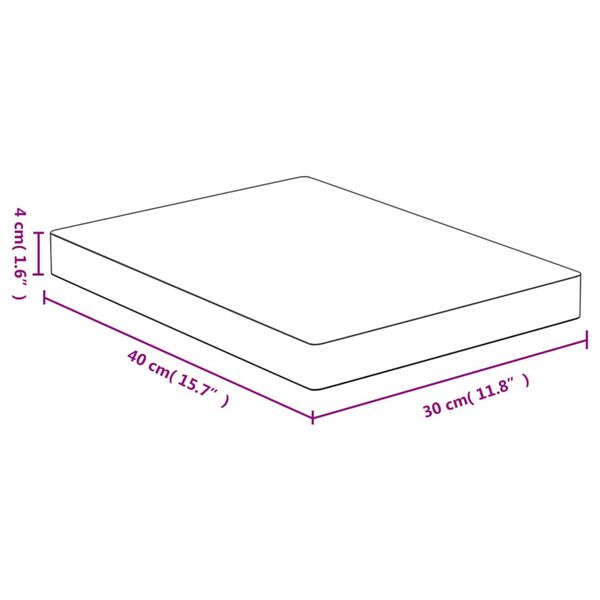 vidaXL Tagliere 30x40x4 cm in Bamb&ugrave;