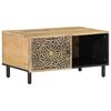 vidaXL Tavolino da Salotto 80x50x40 cm Legno Massello di Mango