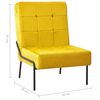 vidaXL Poltrona Relax 65x79x87 cm Giallo Senape in Velluto