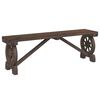 vidaXL Panca da Giardino 115 cm in Legno Massello di Abete