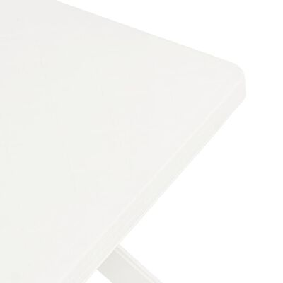 vidaXL Tavolo da Bistrot Bianco 70x70x72 cm in Plastica
