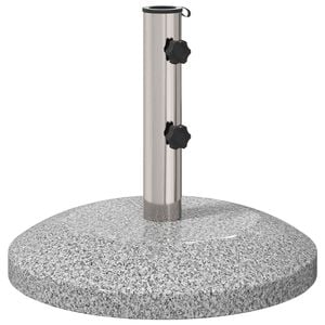 vidaXL Base per parasole per palo da 40-50 mm 26.45 kg Grigio