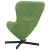 vidaXL Poltrona uovo Verde chiaro 63 x 73 x 90 cm Velluto