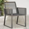 vidaXL Sedie da Giardino 4 pz Nere in Polyrattan