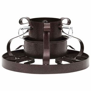 vidaXL Base per Albero di Natale Rame Anticato 29x29x15,5 cm