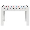 vidaXL Tavolo da Foosball Bianco 125 x 60,5 x 80 cm Legno multistrato
