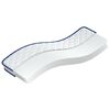 vidaXL Materasso Viscoelastico con Memoria 200 x 90 x 17 cm Morbido