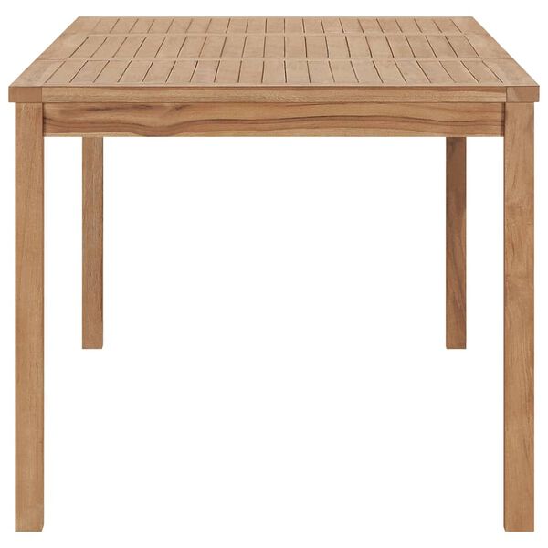 vidaXL Tavolo da Pranzo da Giardino 180x90x77 cm in Massello di Teak
