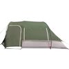 vidaXL Tenda Familiare per 6 Persone Verde Impermeabile
