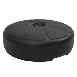 vidaXL Base per Ombrellone Riempibile con Sabbia/Acqua 15L Nera