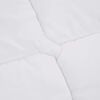vidaXL Coprimaterasso Bianco 140x200 cm