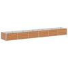 vidaXL Letto rialzato da giardino Marrone Chiaro 480 x 80 x 45 cm