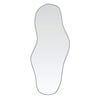 vidaXL Specchio da Parete Argento 70x30 cm