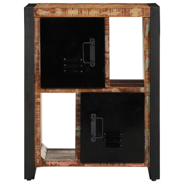 vidaXL Credenza Multicolore 55x35x70 cm in Legno Massello Recupero