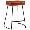 vidaXL Sgabelli da Bar 2 pz Marrone Scuro 40x29,5x53 cm