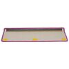 vidaXL Tappetini per scale 10 pz 65x21x4 cm Viola Bordo rettangolare