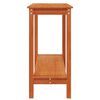 vidaXL Tavolo consolle con lo scaffale Marrone Cera 110 x 40 x 80 cm