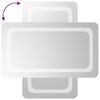 vidaXL Specchio da Bagno con Luci LED 40x70 cm