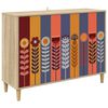 vidaXL Credenza ESSEN Sonoma 102 x 33 x 75 cm Legno ingegnerizzato