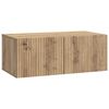 vidaXL Mobile Porta TV da Muro 78,5 x 41 x 30 cm Rovere Artigianale