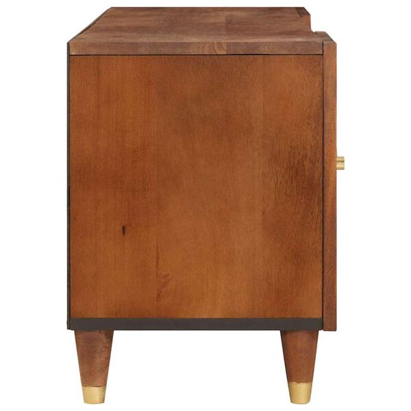 vidaXL Armadi e Supporti per Storage di Media con cassetto Marrone