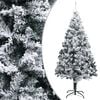 vidaXL Albero Natale Artificiale con Neve Verde 400 cm in PVC